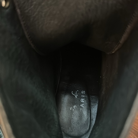 Agnes B leather combat boots US 6 with rubber soles. Very good condition - Picture 6 of 8